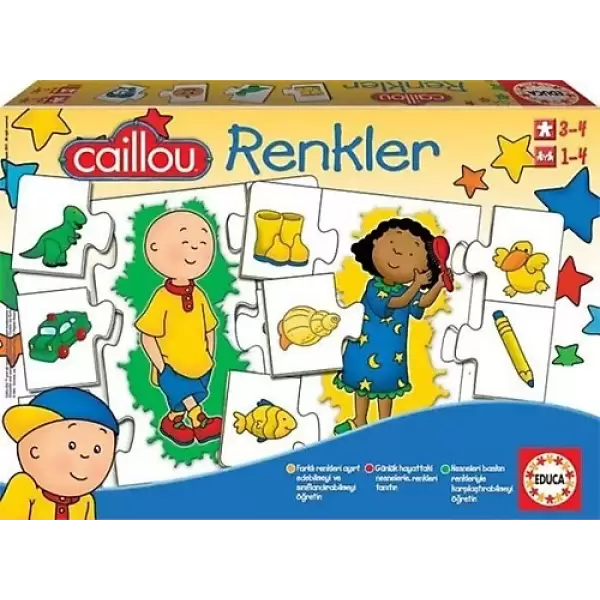 CAİLLOU PUZZLE RENKLER 15035