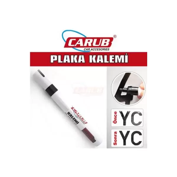 CARUB PLAKA YAZMA KALEMİ SİYAH BİLYALI 4621008