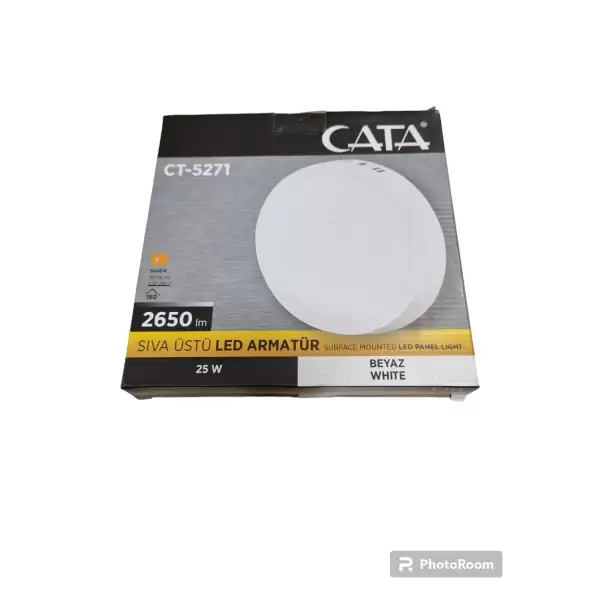 CATA PANEL LED ARMATÜR 25 W YUVARLAK S/Ü CT-5271