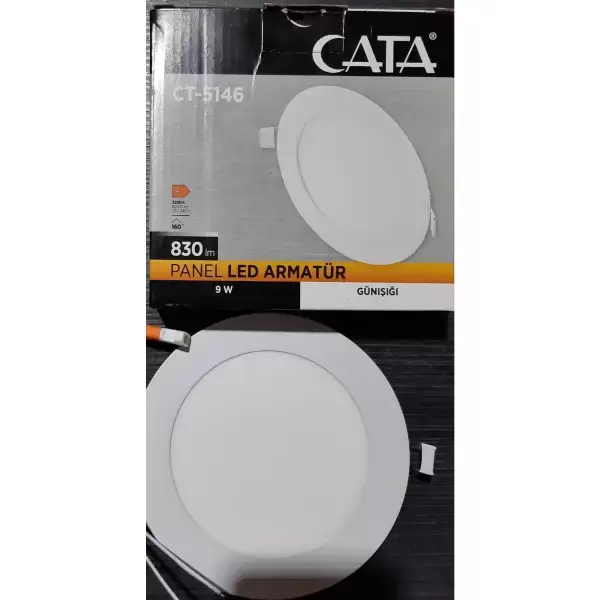 CATA PANEL LED ARMATÜR 9 W BEYAZ CT-5146