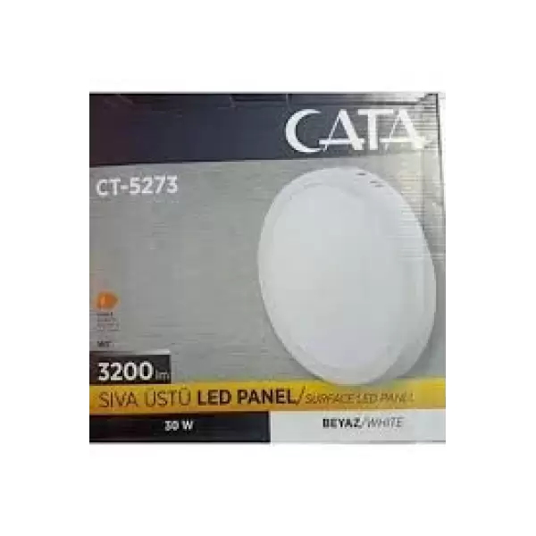 CATA PANEL LED YUVARLAK S/Ü 30 W BEYAZ CT-5273