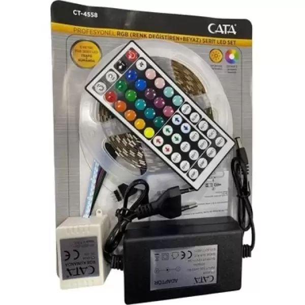 CATA RGB ŞERİT LED SETİ 60 ÇİP CT-4558