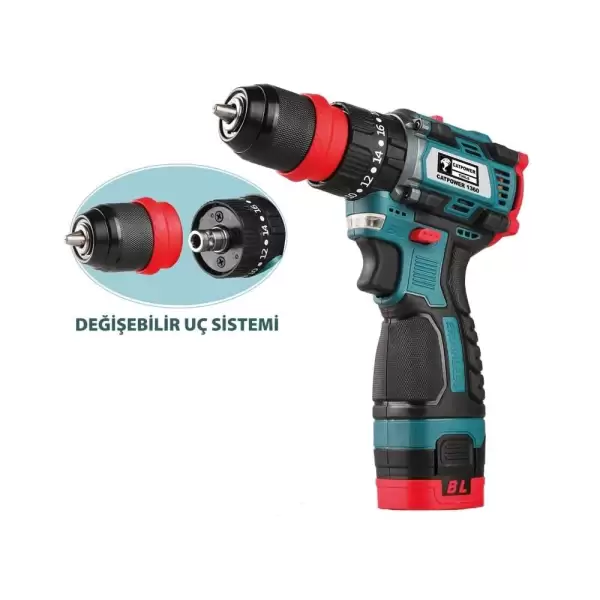 CATPOWER KÖMÜRSÜZ AKÜLÜ VİDALAMA 16 V CAT-1360