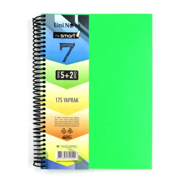 ÇINAR AYRAÇLI DEFTER 175 YP 5+2