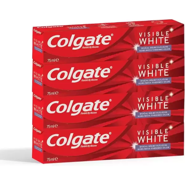 COLGATE DİŞ MACUNU VISIBLE WHITE 75 ML (PKT-6 LI)