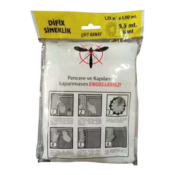 DİFİX SİNEKLİK ÇİFT KANAT 1,25 MTX1,50 MT 240
