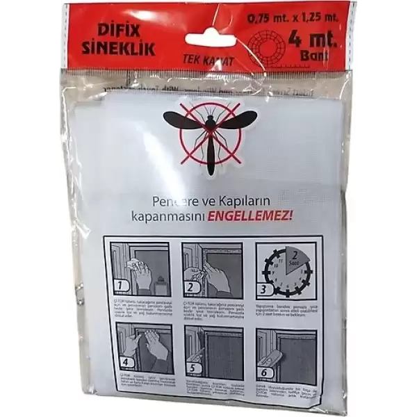 DİFİX SİNEKLİK TEK KANAT 0,75 MTX1,25 MT 239