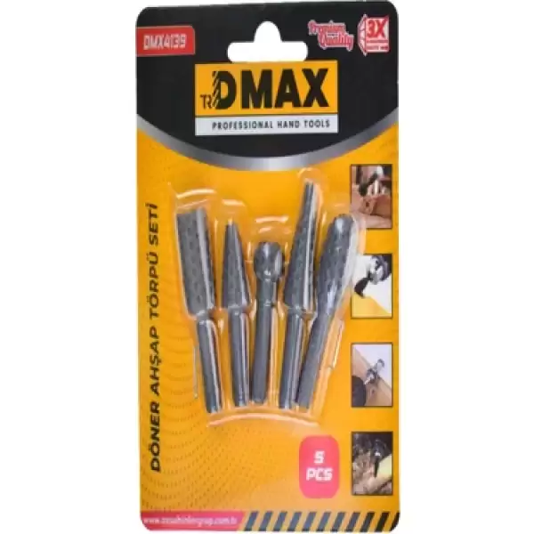 DMAX DÖNER AHŞAP TÖRPÜ SETİ 5 PARÇA DMX-4139