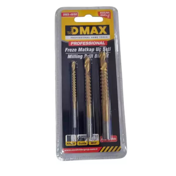 DMAX MATKAP UCU SETİ 3 PARÇA DMX-4690