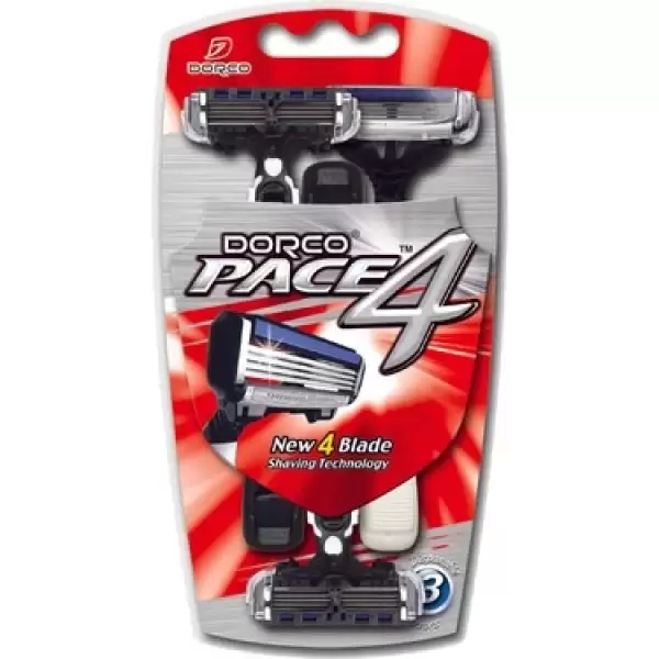 DORCO PACE 4 TEK TRAŞ BIÇAĞI 3 LÜ (PKT-6 LI)