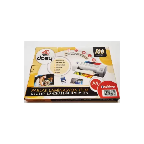 DOSY LAMİNASYON FİLMİ A4 (PKT-100LÜ)