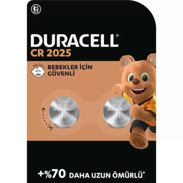 DURACELL PARA PİL 2025 (PKT-2 Lİ)