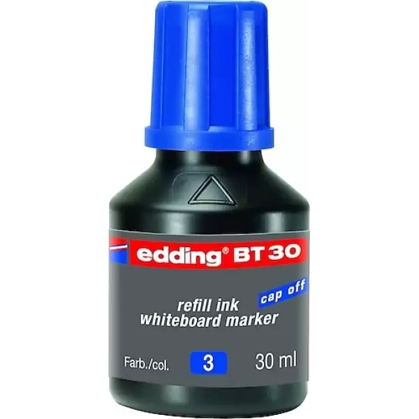 EDDİNG TAHTA KALEM MÜREKKEBİ 30 ML MAVİ BT30