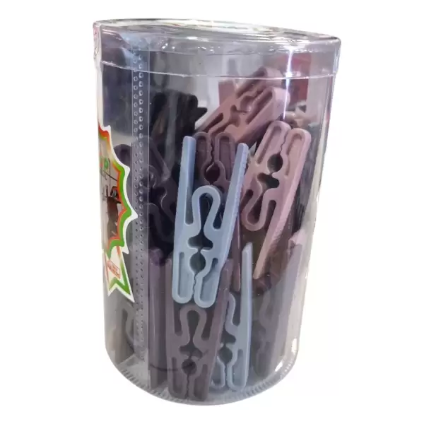 ELMOP PLASTİK YAYSIZ MANDAL 36 LI