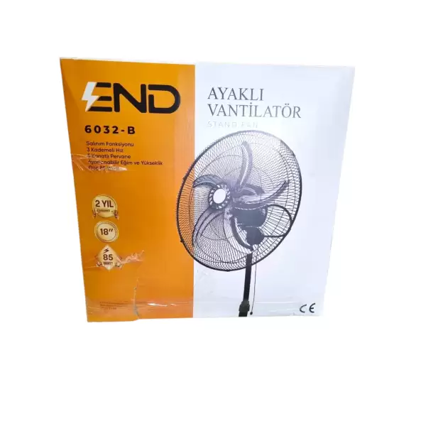 END SANAYİ TİPİ AYAKLI VANTİLATÖR 6032-B