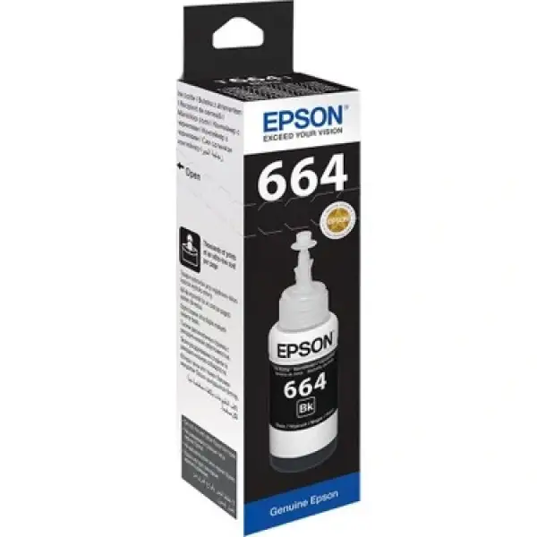 EPSON T6641 L100/ L200/ L300 BLACK MÜREKKEP 70ML