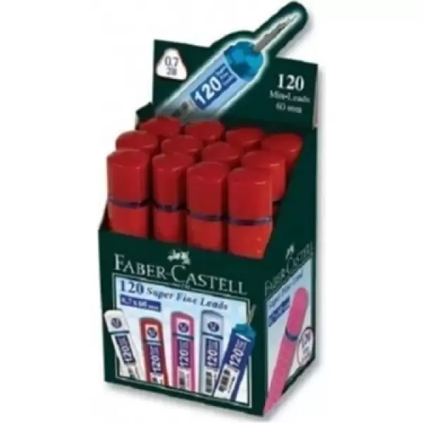FABER-CASTELL KALEM UCU 60MM 0.7MM 120Lİ(PK-12 Lİ)