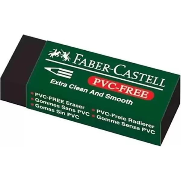 FABER SİLGİ PVC FREE SİYAH 188923 (PKT-20 Lİ)