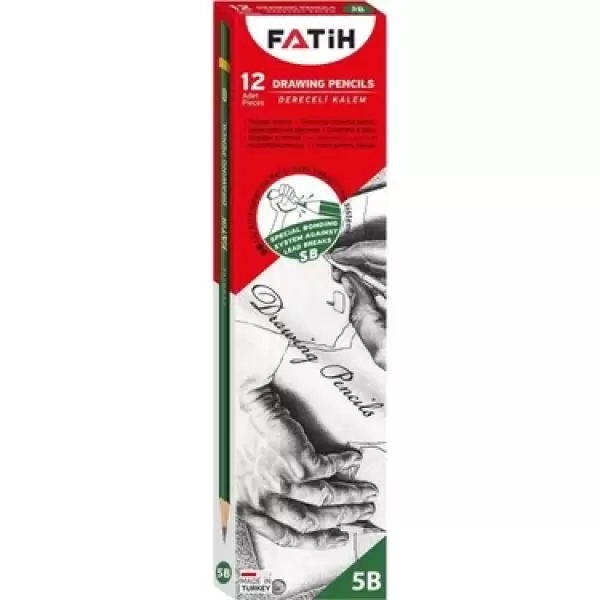 FATİH DERECELİ KALEM (2B) (PKT-12 Lİ)