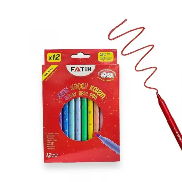 FATİH KEÇELİ KALEM SİMLİ 12 RENK