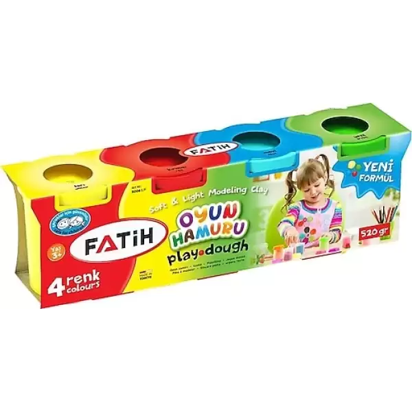 FATİH OYUN HAMURU 4 RENK (KOLİ-48 Lİ)