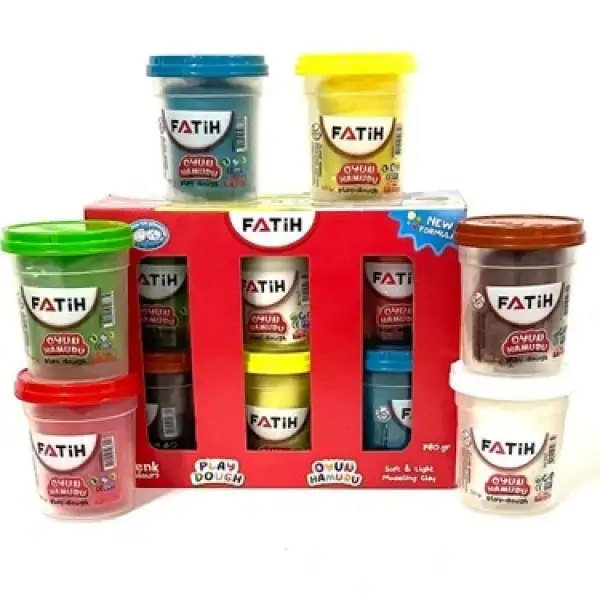 FATİH OYUN HAMURU 6 RENK 6X130 GR