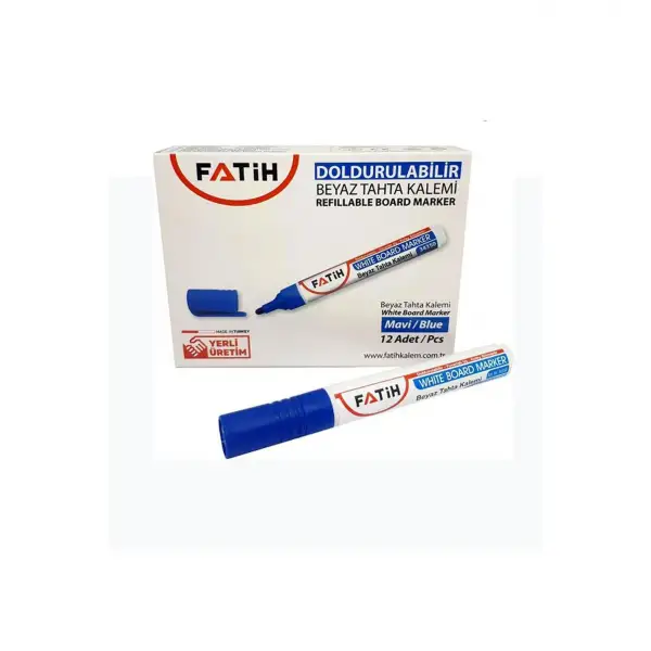 FATİH TAHTA KALEMİ DOLDURULABİLİR MAVİ 34350