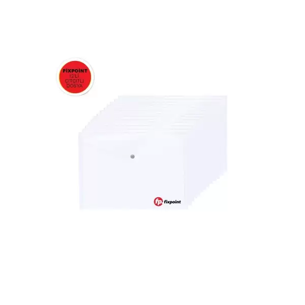 FİXPOİNT ÇITÇITLI DOSYA BASKILI P-8083 (PKT-12 Lİ)
