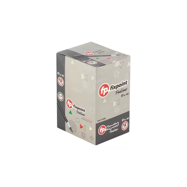 FİXPOİNT FİNE.SİYAH KALEM P-5501 10 LU (PK-12 Lİ)