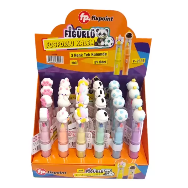 FİXPOİNT FOSFORLU KALEM FİGÜRLÜ BAŞLIK P-2939(PK-24LÜ)