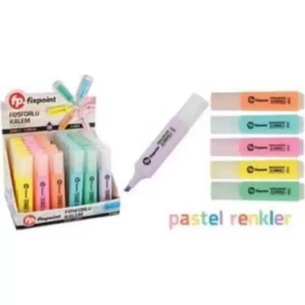 FİXPOİNT FOSFORLU KALEM PASTEL P-5860 (PKT-36 LI)