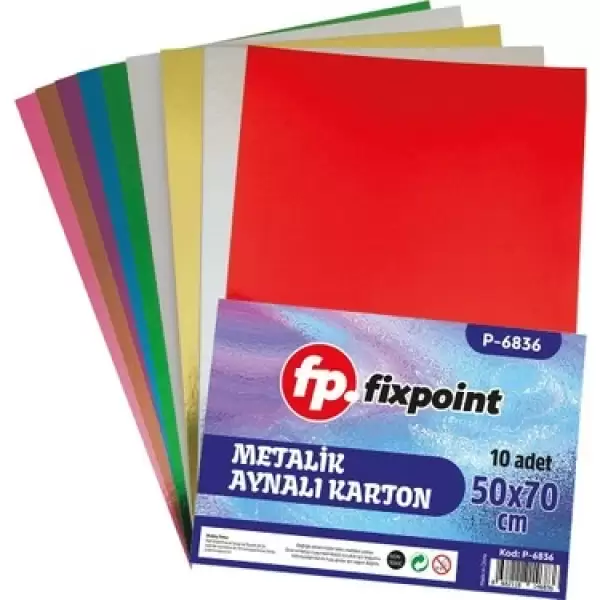 FİXPOİNT METALİK AYNA KARTON 50X70 P- 6836 10 LU