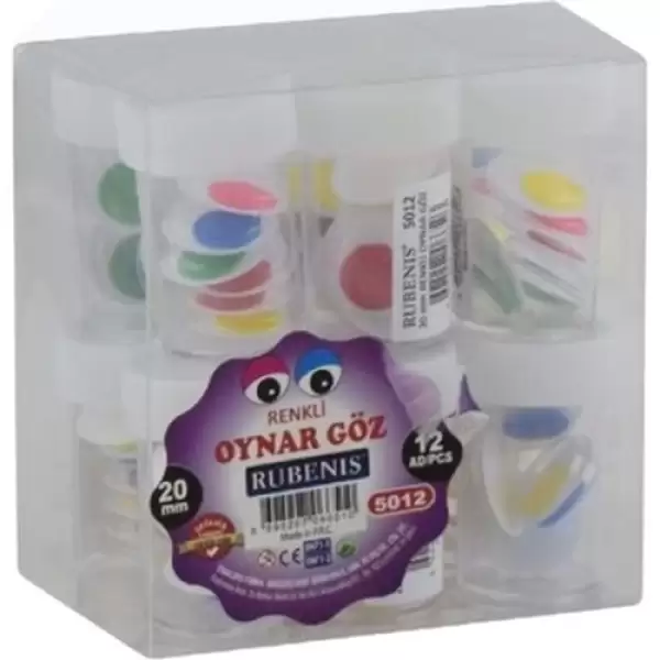 FİXPOİNT OYNAR GÖZ RENKLİ 20 MM P-5107