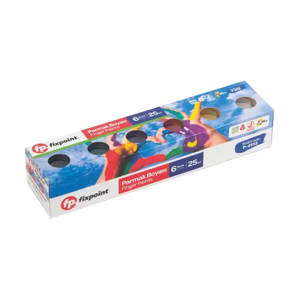 FİXPOİNT PARMAK BOYASI 25 ML 6 RENK P-6935