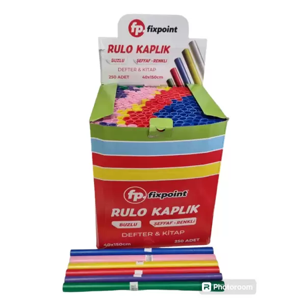 FİXPOİNT RULO KAPLIK RENKLİ P-8144 (PKT-250 Lİ)
