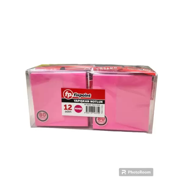 FİXPOİNT YAP.NOT.PEMBE 80 YAPRAK P-3743(PKT-12 Lİ)