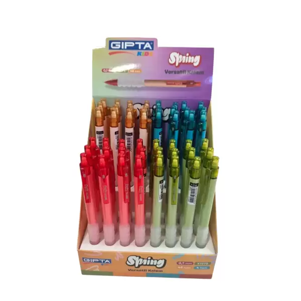 GIPTA VERSATİL KALEM SPRİNG 0.7MM K1982 (PKT-48Lİ)