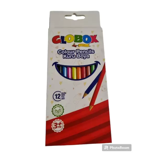 GLOBOX KURU BOYA KALEMİ 12 RENK 6897