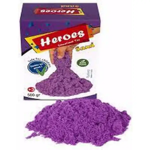 HEREOS KİNETİK MOR KUM 500 GR KUTULU KUM-001-5