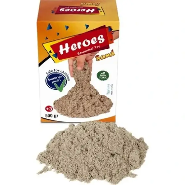 HEREOS KİNETİK NATURAL KUM 500 GR KUTULU KUM-001-6