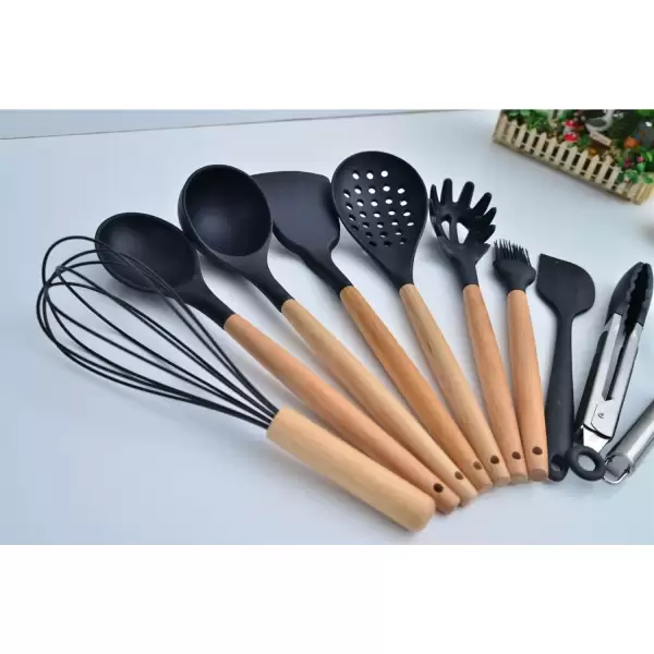 IVORY BAMBU SAPLI SİLİKON SPATULA IVO-SL113