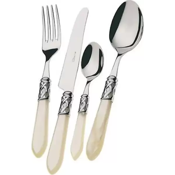 IVORY ÇATAL KAŞIK TAKIMI GÜMÜŞ IVO-KSK113