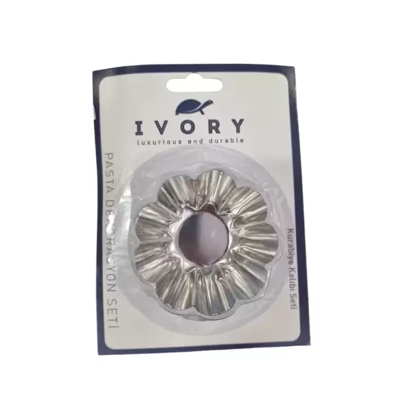 IVORY METAL TART KURABİYE KALIBI SETİ PST151