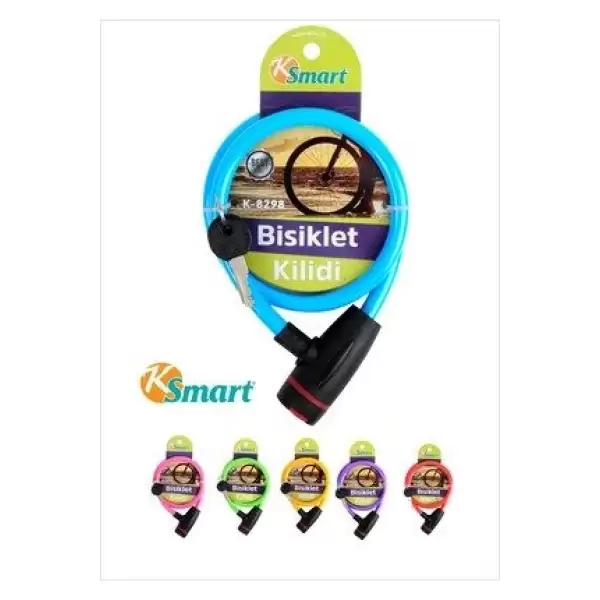 K-SMART BİSİKLET KİLİDİ KALIN NEON K-8298