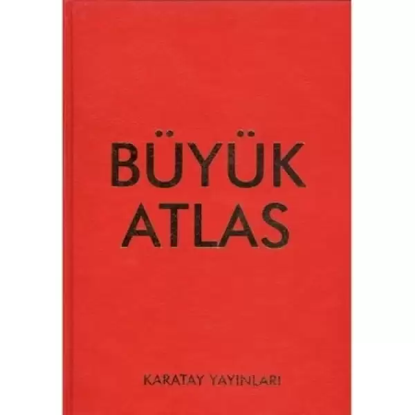 KARATAY BÜYÜK ATLAS KIRMIZI CİLTLİ