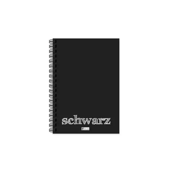 KESKİN KARA (SİYAH) DEFTER SCHWARZ 14X20 40 YP