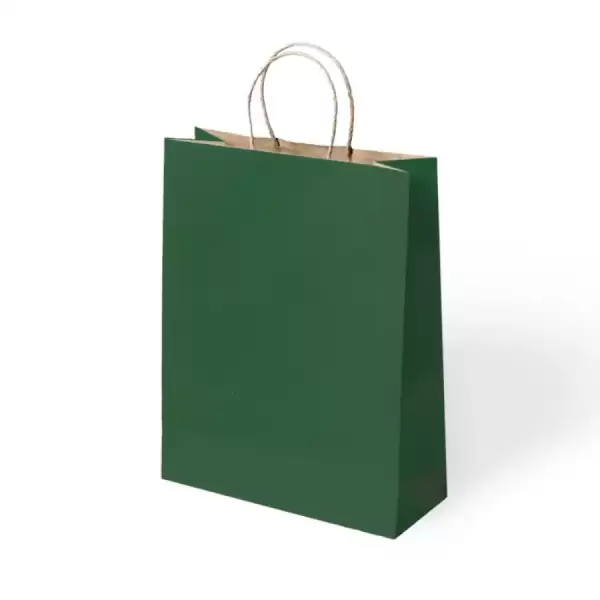 KİKA HEDİYE POŞETİ BÜKÜM SAPLI 25X12X31 YEŞİL