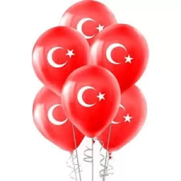 KİKAJOY BALON AY YILDIZ BASKILI 100 LÜ