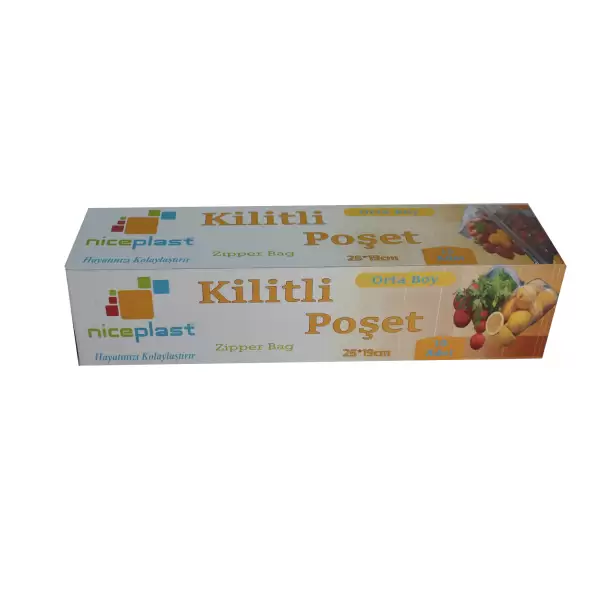KİLİTLİ BUZDOLABI POŞETİ ORTA BOY