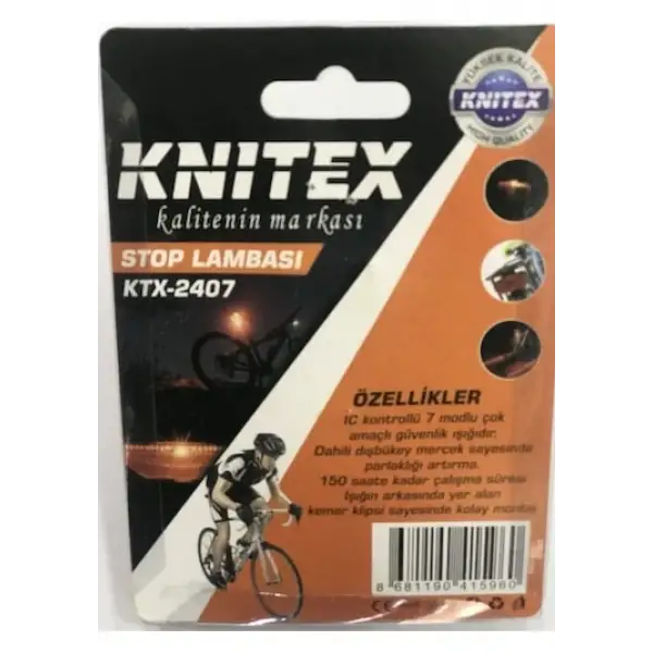KNITEX BİSİKLET STOP LAMBASI KTX-2407